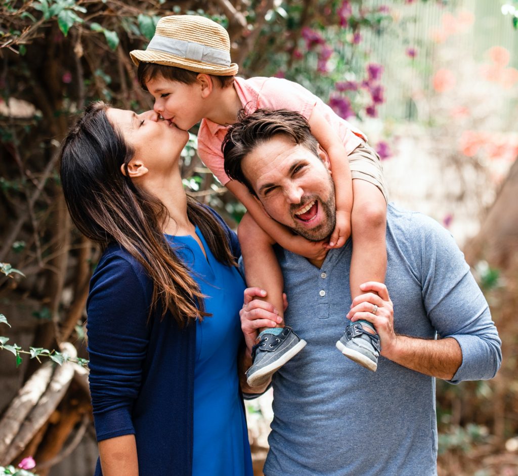 Kevin Seldon (host of top parenting podcast, Dad I’d Like To Friend) with his family…