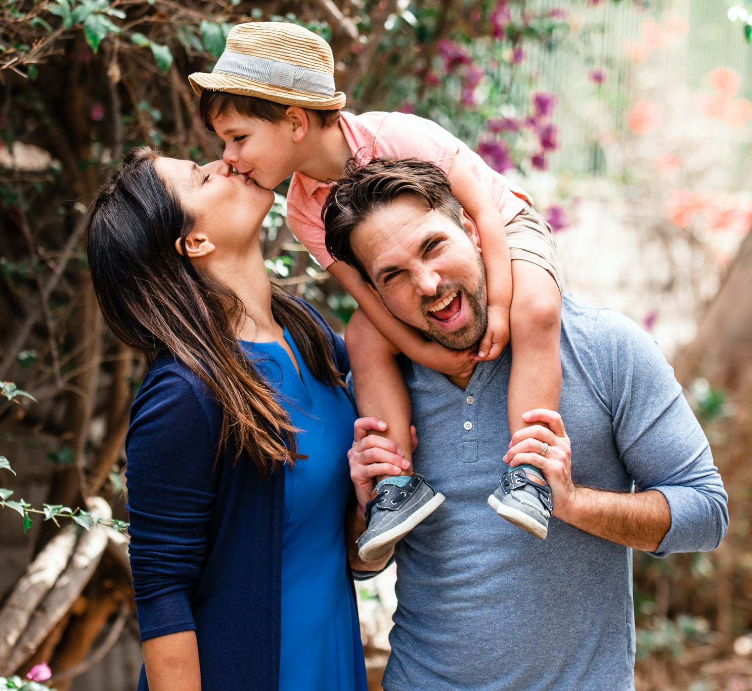 Kevin Seldon (host of top parenting podcast, Dad I’d Like To Friend) with his family…